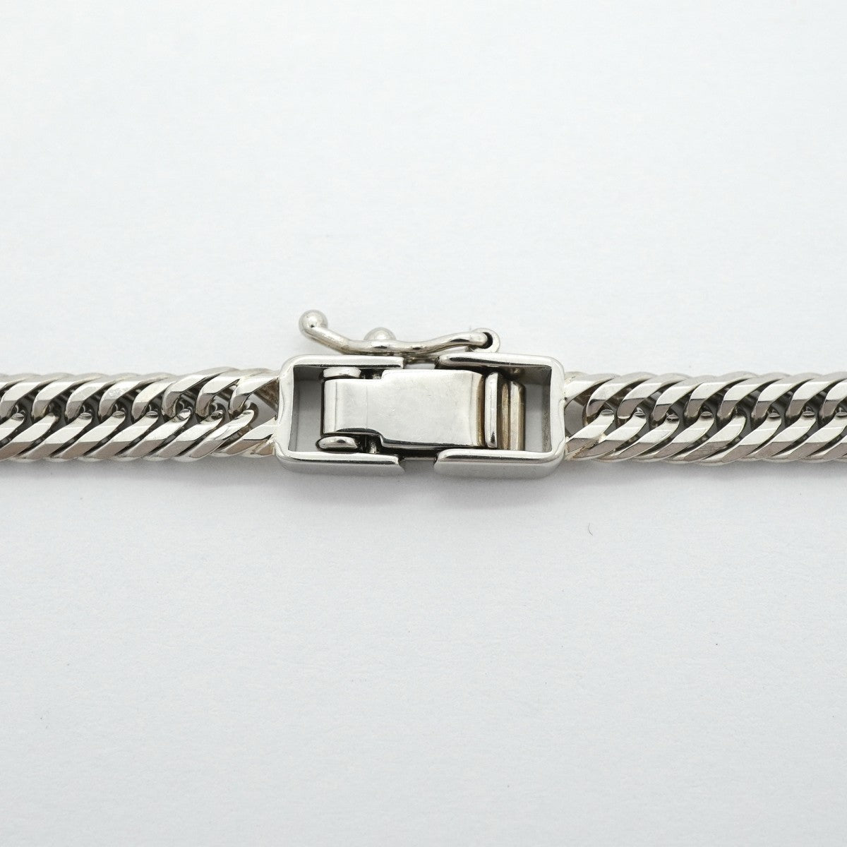 【6khg0026】喜平 ブレスレット Pt850 プラチナ トリプル 12面 22.6cm 14.5g キヘイ【中古】メンズ レディース ユニセックス