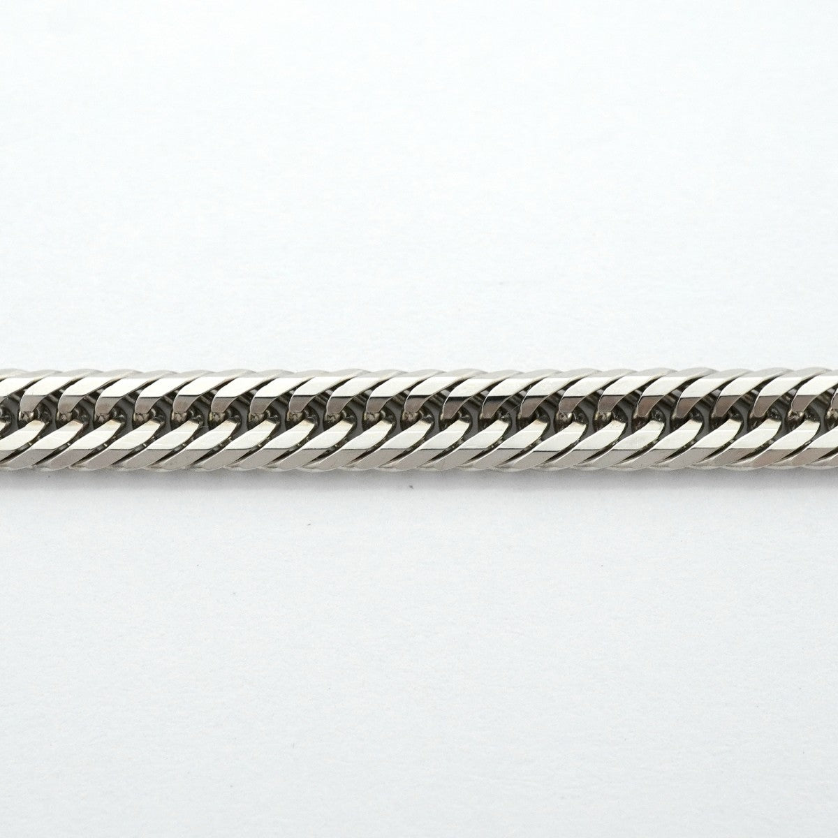 【6khg0026】喜平 ブレスレット Pt850 プラチナ トリプル 12面 22.6cm 14.5g キヘイ【中古】メンズ レディース ユニセックス