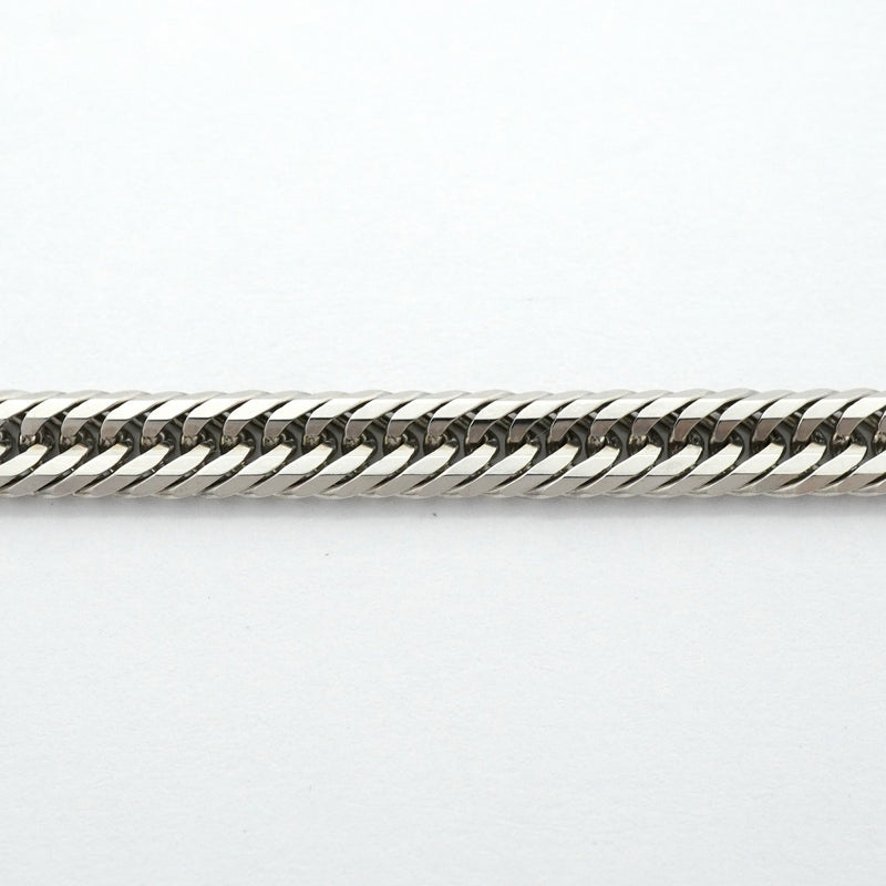 【6khg0026】喜平 ブレスレット Pt850 プラチナ トリプル 12面 22.6cm 14.5g キヘイ【中古】メンズ レディース ユニセックス