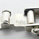 【6khg0026】喜平 ブレスレット Pt850 プラチナ トリプル 12面 22.6cm 14.5g キヘイ【中古】メンズ レディース ユニセックス