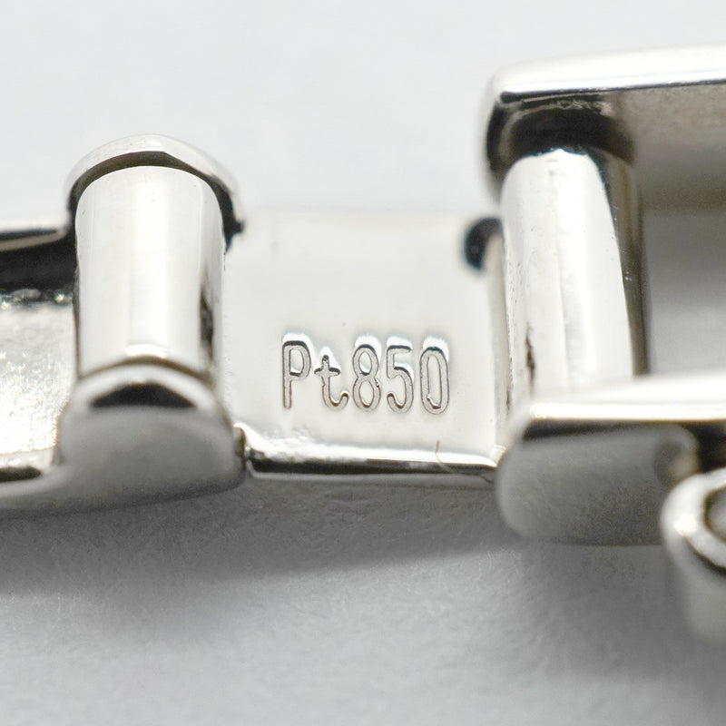 【6khg0027】喜平 ブレスレット Pt850 プラチナ トリプル 12面 20.6cm 21.3g キヘイ【中古】メンズ レディース ユニセックス