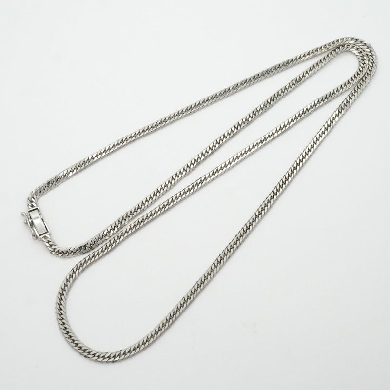【6khg0028】喜平 ネックレス Pt850 プラチナ 6面 ダブル 60.3cm 24.1g キヘイ【中古】メンズ レディース ユニセックス