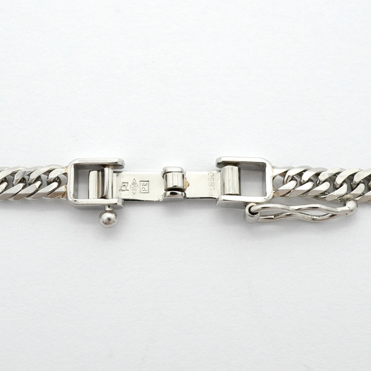 【6khg0028】喜平 ネックレス Pt850 プラチナ 6面 ダブル 60.3cm 24.1g キヘイ【中古】メンズ レディース ユニセックス
