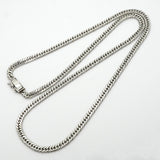 【6khg0029】喜平 ネックレス Pt850 プラチナ 6面 ダブル 51.4cm 30.2g キヘイ【中古】メンズ レディース ユニセックス