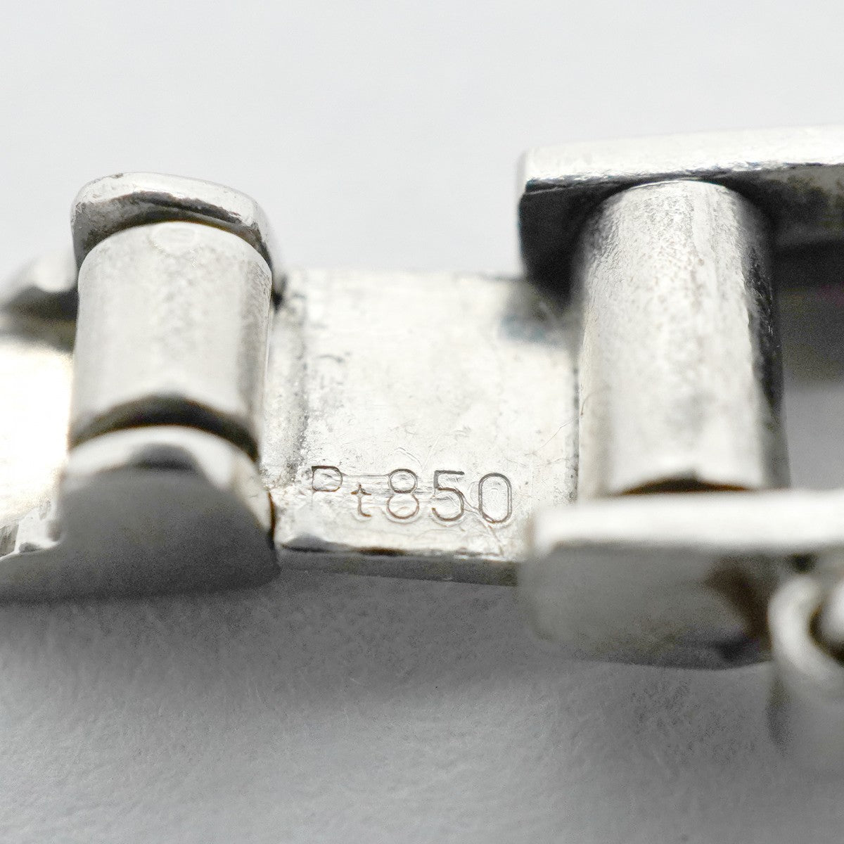 【6khg0029】喜平 ネックレス Pt850 プラチナ 6面 ダブル 51.4cm 30.2g キヘイ【中古】メンズ レディース ユニセックス