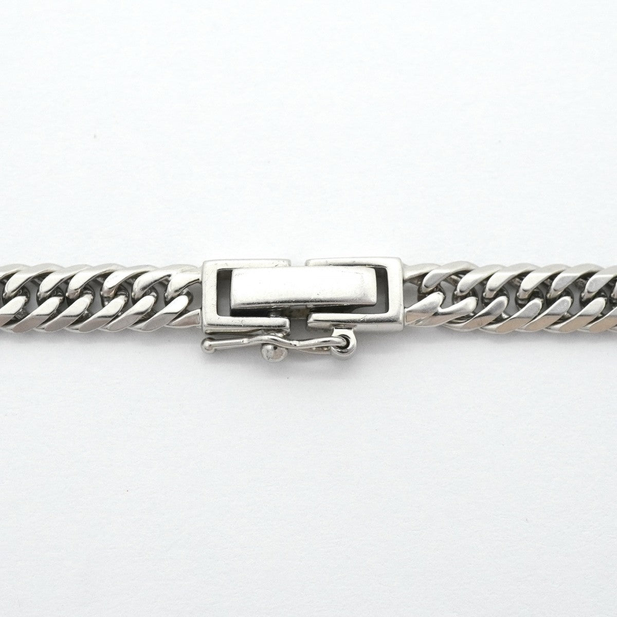 【6khg0031】喜平 ネックレス Pt850 プラチナ 6面 ダブル 50.7cm 30.4g キヘイ【中古】メンズ レディース ユニセックス