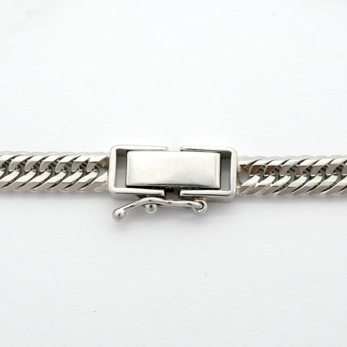 【6khg0032】喜平 ブレスレット Pt850 プラチナ トリプル 12面 16.7cm 10.7g キヘイ【中古】メンズ レディース ユニセックス
