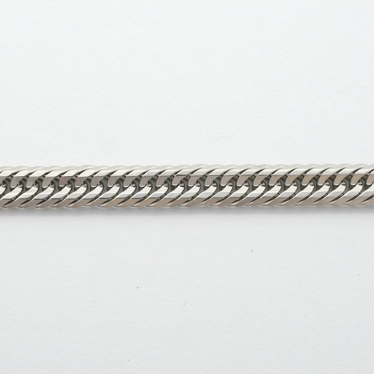 【6khg0032】喜平 ブレスレット Pt850 プラチナ トリプル 12面 16.7cm 10.7g キヘイ【中古】メンズ レディース ユニセックス