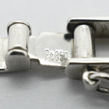 【6khg0032】喜平 ブレスレット Pt850 プラチナ トリプル 12面 16.7cm 10.7g キヘイ【中古】メンズ レディース ユニセックス