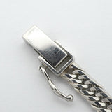 【6khg0032】喜平 ブレスレット Pt850 プラチナ トリプル 12面 16.7cm 10.7g キヘイ【中古】メンズ レディース ユニセックス