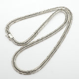 【6khg0033】喜平 ネックレス Pt850 プラチナ トリプル 12面 51.1cm 50.5g キヘイ【中古】メンズ レディース ユニセックス
