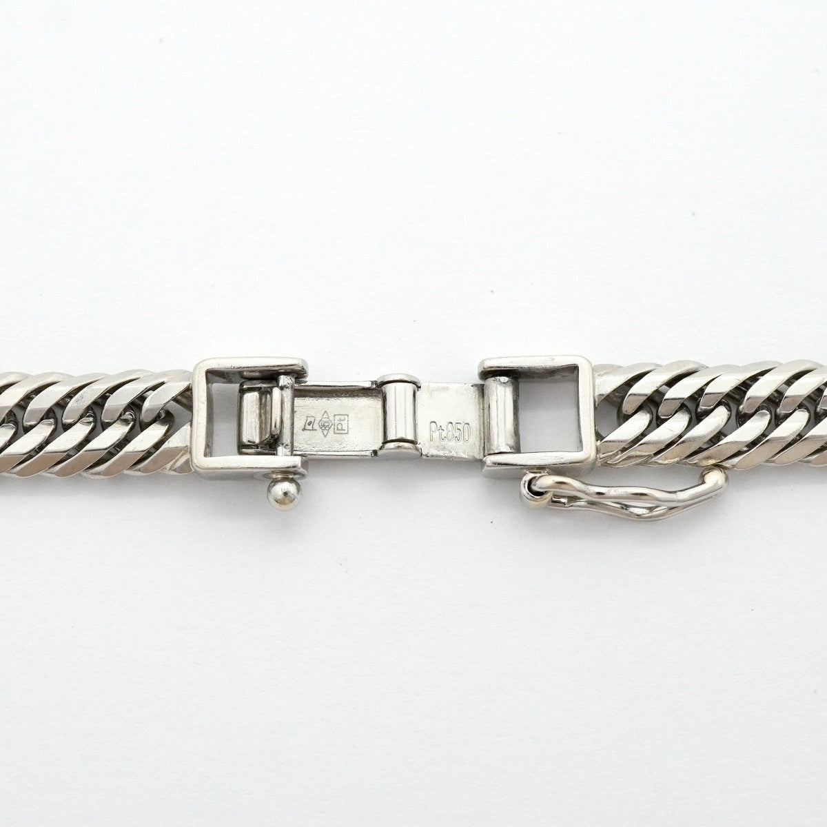 【6khg0033】喜平 ネックレス Pt850 プラチナ トリプル 12面 51.1cm 50.5g キヘイ【中古】メンズ レディース ユニセックス