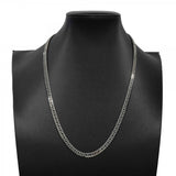 【6khg0034】喜平 ネックレス Pt850 プラチナ 6面 ダブル 50.5cm 50.5g キヘイ【中古】メンズ レディース ユニセックス