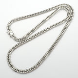 【6khg0034】喜平 ネックレス Pt850 プラチナ 6面 ダブル 50.5cm 50.5g キヘイ【中古】メンズ レディース ユニセックス