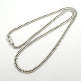 【6khg0035】喜平 ネックレス Pt850 プラチナ 6面 ダブル 50.9cm 30.2g キヘイ【中古】メンズ レディース ユニセックス
