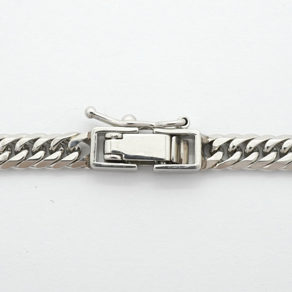 【6khg0035】喜平 ネックレス Pt850 プラチナ 6面 ダブル 50.9cm 30.2g キヘイ【中古】メンズ レディース ユニセックス