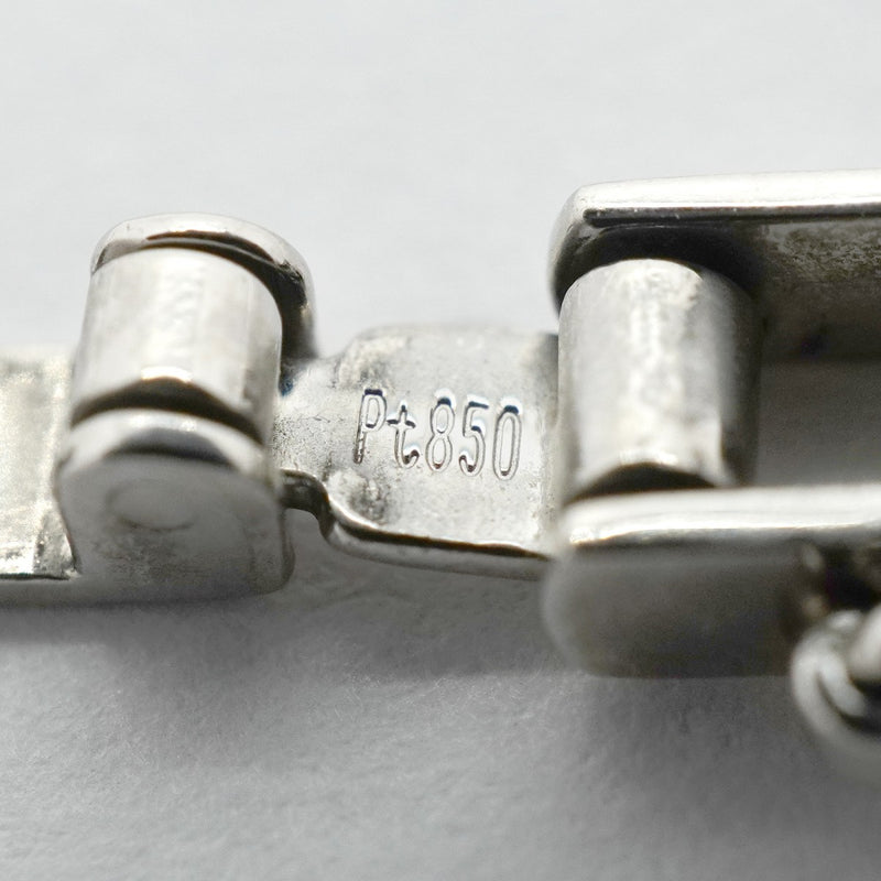 【6khg0036】喜平 ネックレス Pt850 プラチナ 6面 ダブル 50.7cm 20.5g キヘイ【中古】メンズ レディース ユニセックス