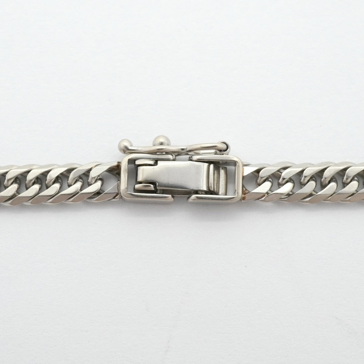 【6khg0038】喜平 ネックレス Pt850 プラチナ 6面 ダブル 51.6cm 30g キヘイ【中古】メンズ レディース ユニセックス