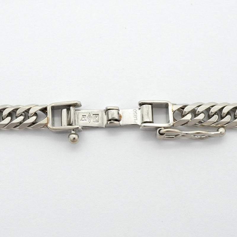 【6khg0038】喜平 ネックレス Pt850 プラチナ 6面 ダブル 51.6cm 30g キヘイ【中古】メンズ レディース ユニセックス