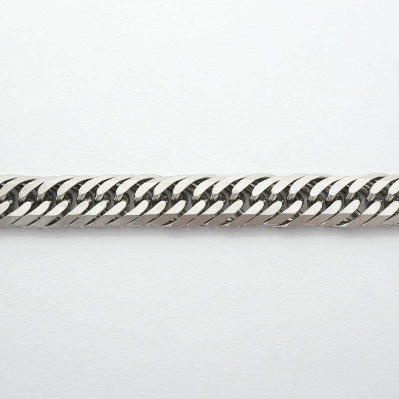 【6khg0039】喜平 ブレスレット Pt850 プラチナ 8面 トリプル 17.5cm 26.1g キヘイ【中古】メンズ レディース ユニセックス