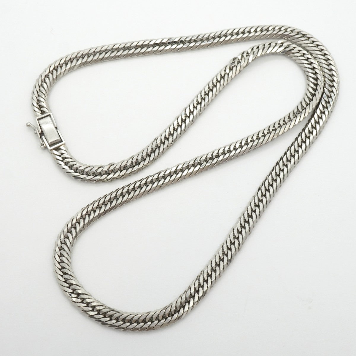 【6khg0041】喜平 ネックレス Pt850 プラチナ トリプル 12面 50.7cm 50.6g キヘイ【中古】メンズ レディース ユニセックス