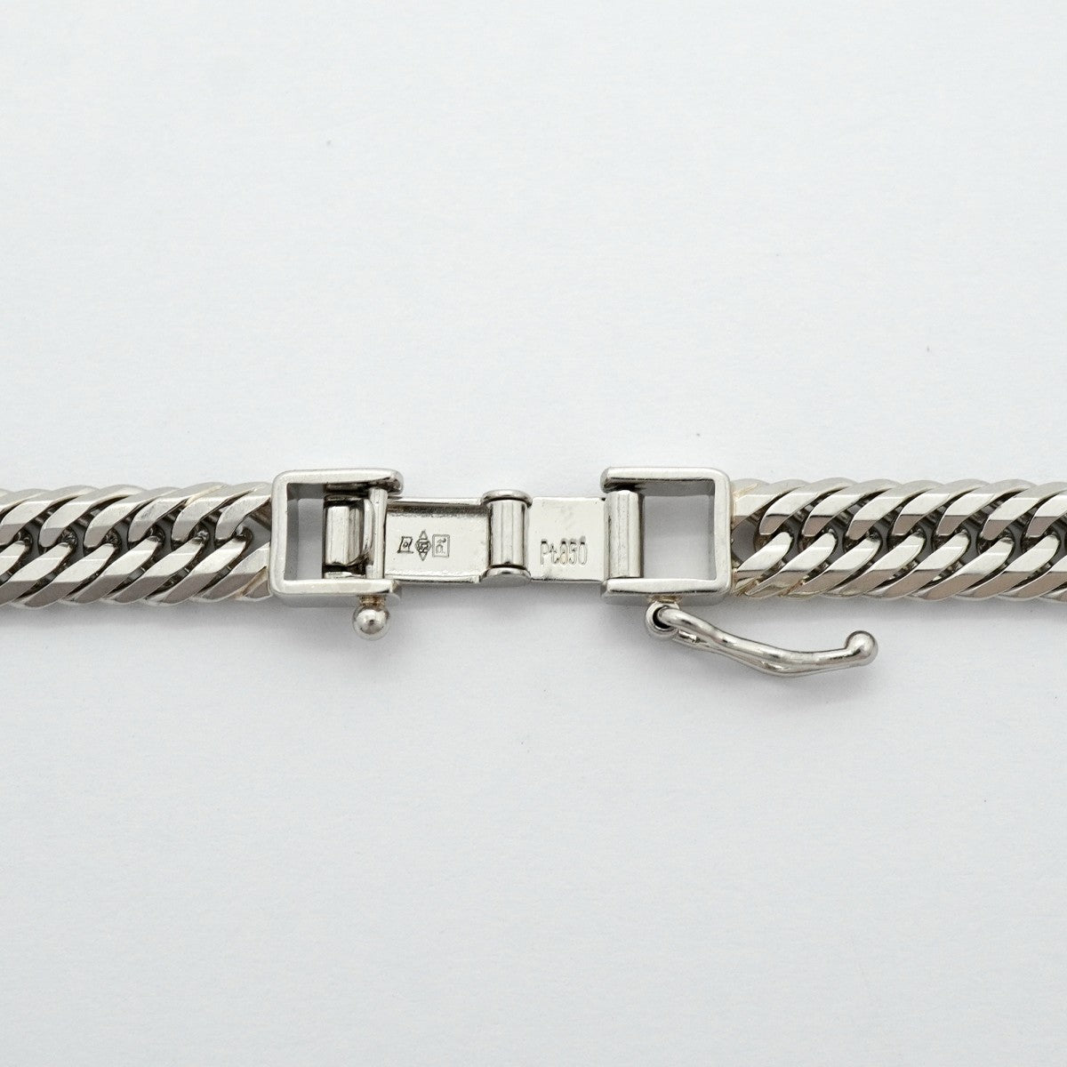 【6khg0041】喜平 ネックレス Pt850 プラチナ トリプル 12面 50.7cm 50.6g キヘイ【中古】メンズ レディース ユニセックス