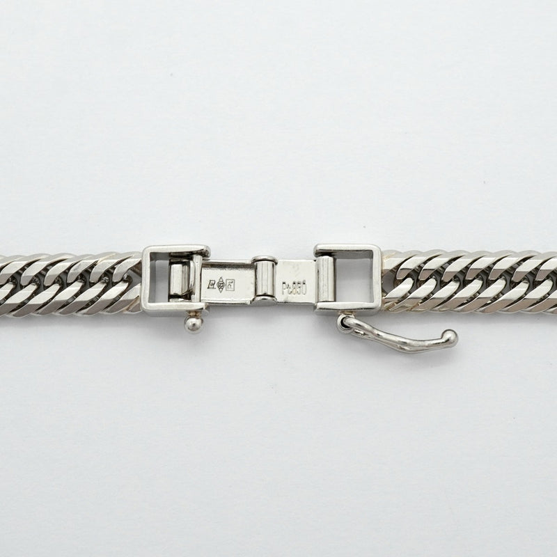 【6khg0041】喜平 ネックレス Pt850 プラチナ トリプル 12面 50.7cm 50.6g キヘイ【中古】メンズ レディース ユニセックス