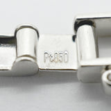 【6khg0041】喜平 ネックレス Pt850 プラチナ トリプル 12面 50.7cm 50.6g キヘイ【中古】メンズ レディース ユニセックス