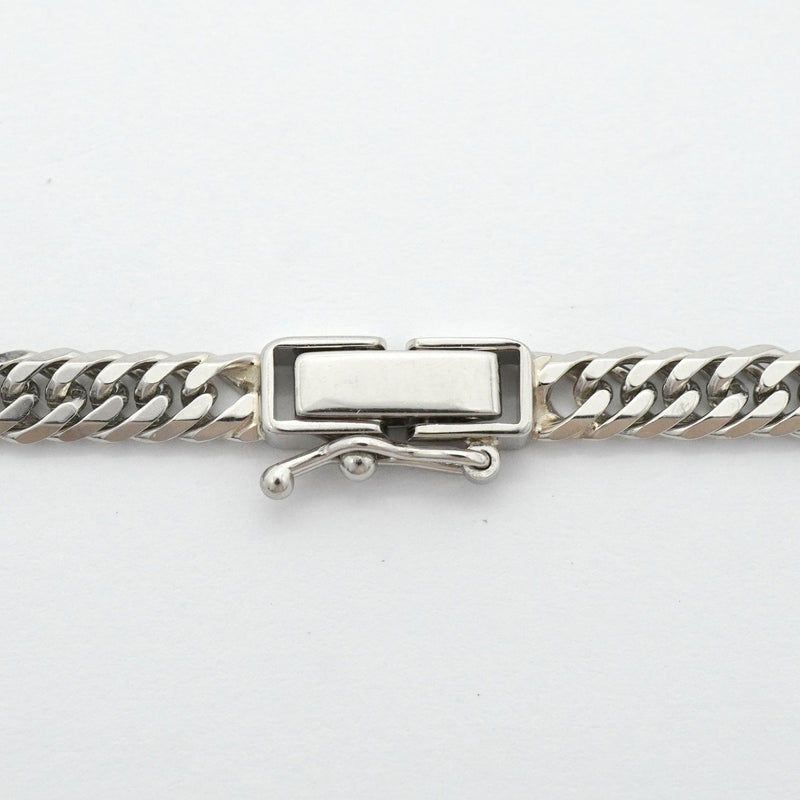 【6khg0042】喜平 ブレスレット Pt850 プラチナ 6面 ダブル 18.5cm 10g キヘイ【中古】メンズ レディース ユニセックス