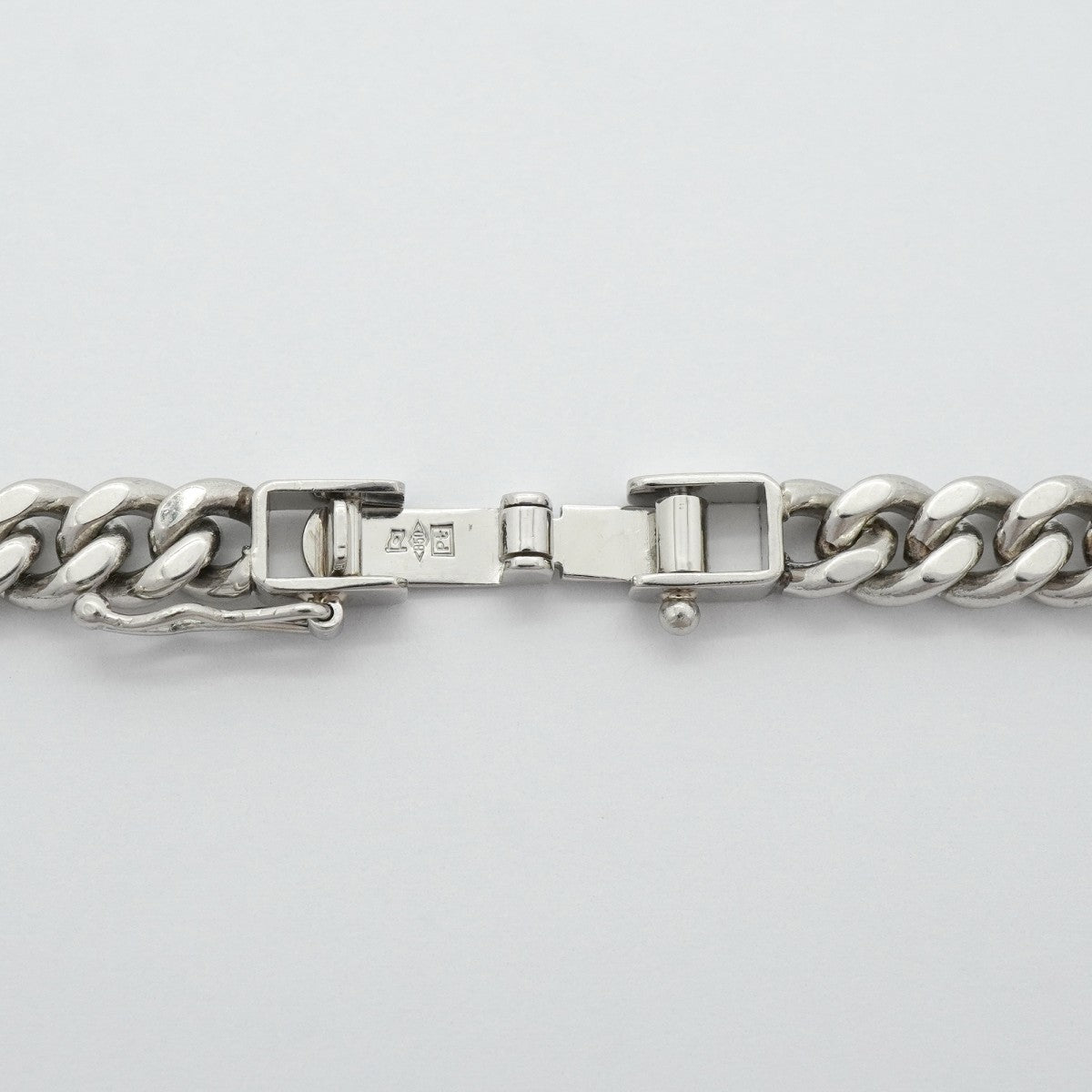 【6khg0048】喜平 ネックレス Pt850 プラチナ 2面 シングル 50cm 76g キヘイ【中古】メンズ レディース ユニセックス