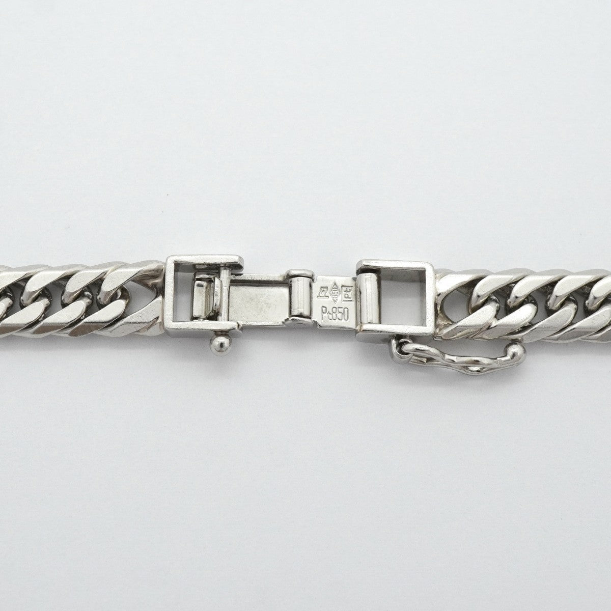 【6khg0049】喜平 ネックレス Pt850 プラチナ 6面 ダブル 60.7cm 80.8g キヘイ【中古】メンズ レディース ユニセックス