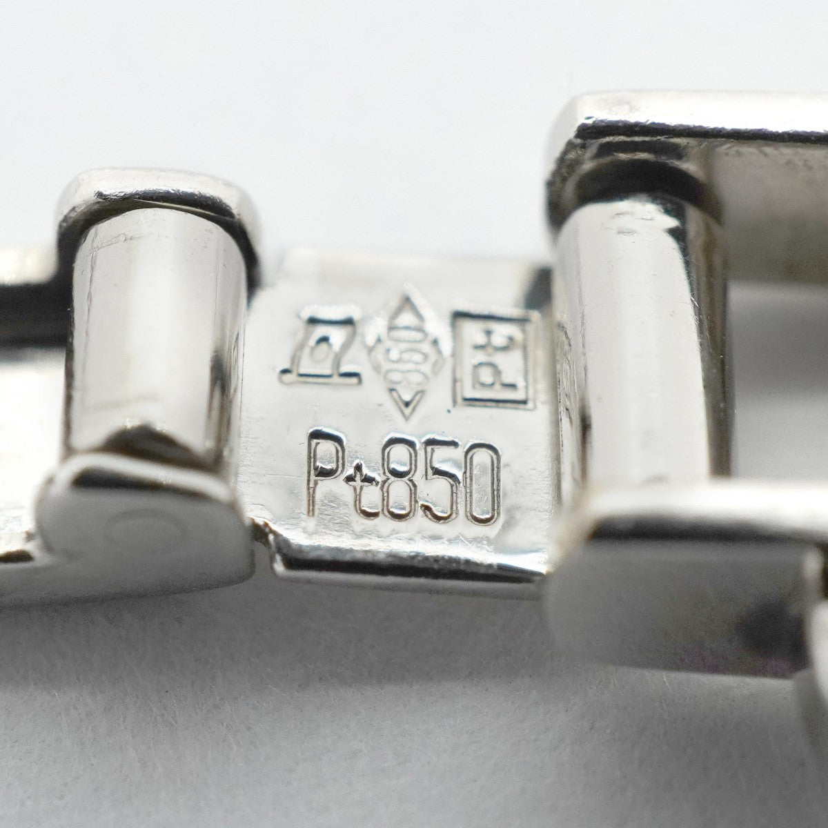 【6khg0049】喜平 ネックレス Pt850 プラチナ 6面 ダブル 60.7cm 80.8g キヘイ【中古】メンズ レディース ユニセックス
