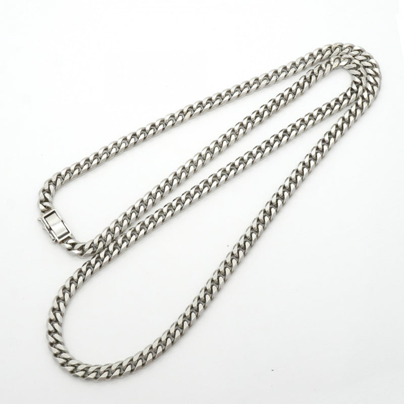 【6khg0050】喜平 ネックレス Pt850 プラチナ 8面 シングル 60.7cm 80.1g キヘイ【中古】メンズ レディース ユニセックス