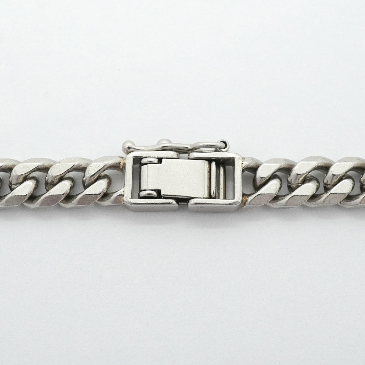 【6khg0050】喜平 ネックレス Pt850 プラチナ 8面 シングル 60.7cm 80.1g キヘイ【中古】メンズ レディース ユニセックス