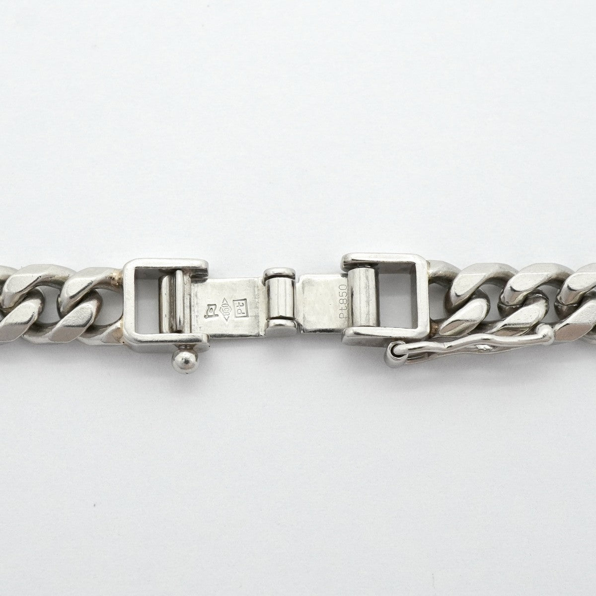 【6khg0050】喜平 ネックレス Pt850 プラチナ 8面 シングル 60.7cm 80.1g キヘイ【中古】メンズ レディース ユニセックス