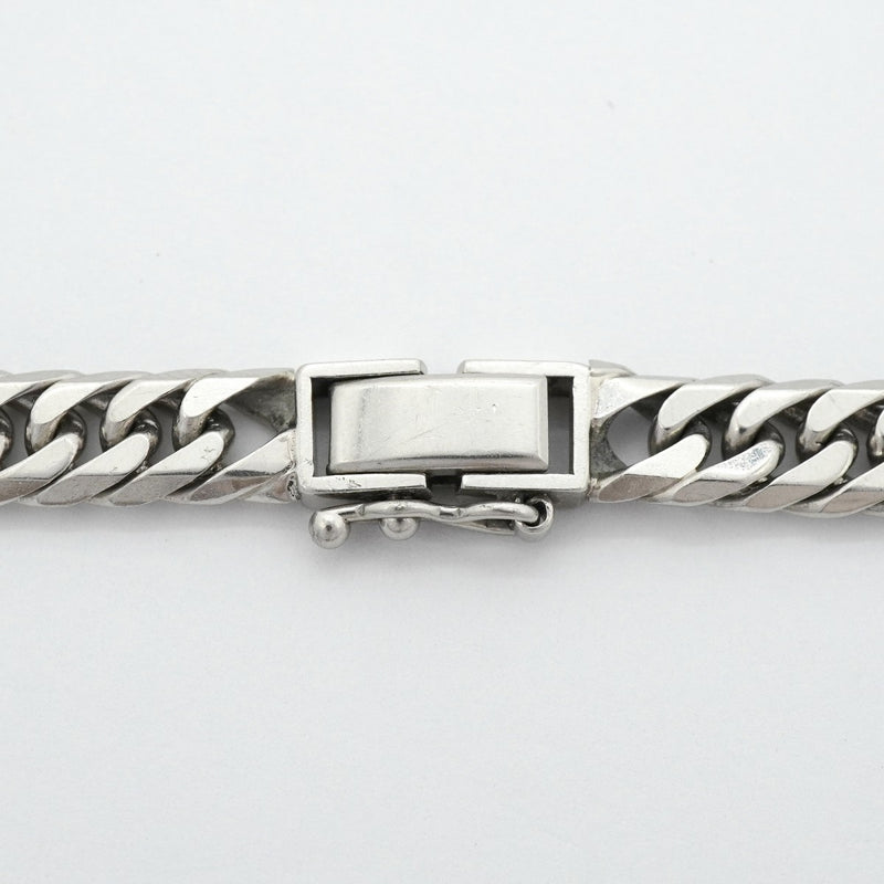【6khg0054】喜平 ブレスレット Pt850 プラチナ 6面 ダブル 20.7cm 30.5g キヘイ【中古】メンズ レディース ユニセックス