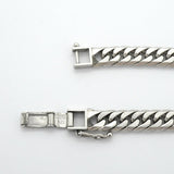 【6khg0054】喜平 ブレスレット Pt850 プラチナ 6面 ダブル 20.7cm 30.5g キヘイ【中古】メンズ レディース ユニセックス