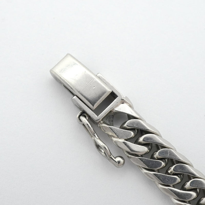 【6khg0054】喜平 ブレスレット Pt850 プラチナ 6面 ダブル 20.7cm 30.5g キヘイ【中古】メンズ レディース ユニセックス