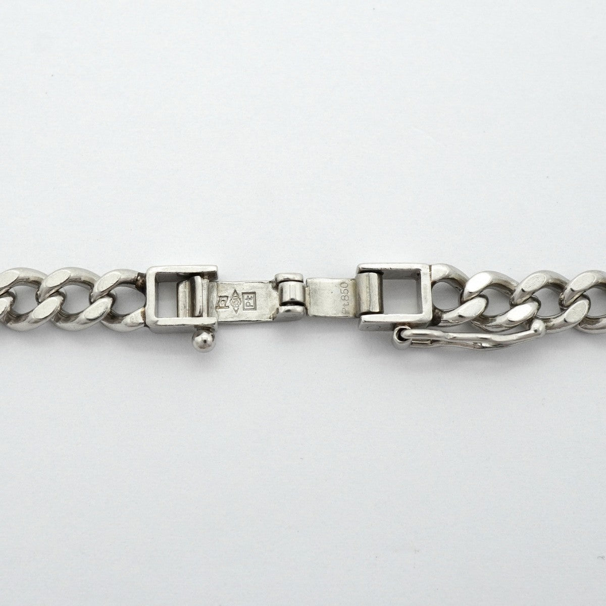 【6khg0055】喜平 ネックレス Pt850 プラチナ 2面 シングル 56cm 49.1g キヘイ【中古】メンズ レディース ユニセックス