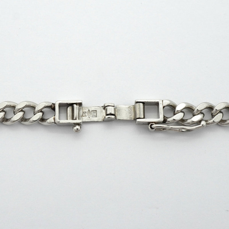 【6khg0055】喜平 ネックレス Pt850 プラチナ 2面 シングル 56cm 49.1g キヘイ【中古】メンズ レディース ユニセックス
