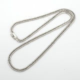 【6khg0057】喜平 ネックレス Pt850 プラチナ 8面 シングル 50.2cm 30.5g キヘイ【中古】メンズ レディース ユニセックス