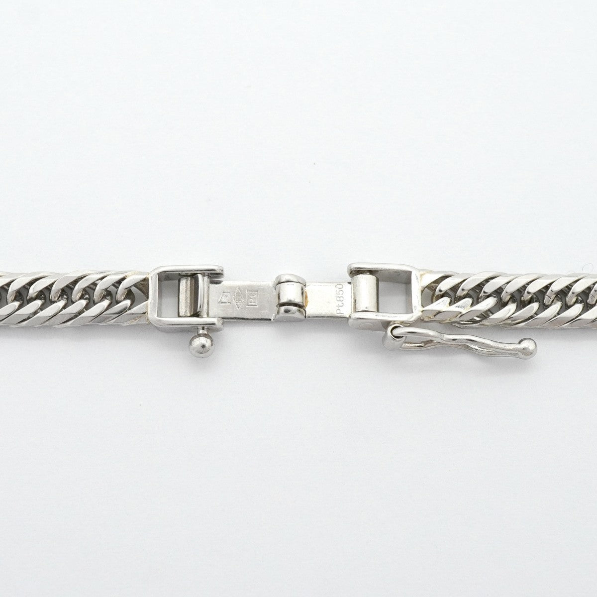 【6khg0057】喜平 ネックレス Pt850 プラチナ 8面 シングル 50.2cm 30.5g キヘイ【中古】メンズ レディース ユニセックス