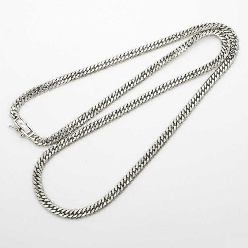 【6khg0058】喜平 ネックレス Pt850 プラチナ 6面 ダブル 50.1cm 30.6g キヘイ【中古】メンズ レディース ユニセックス