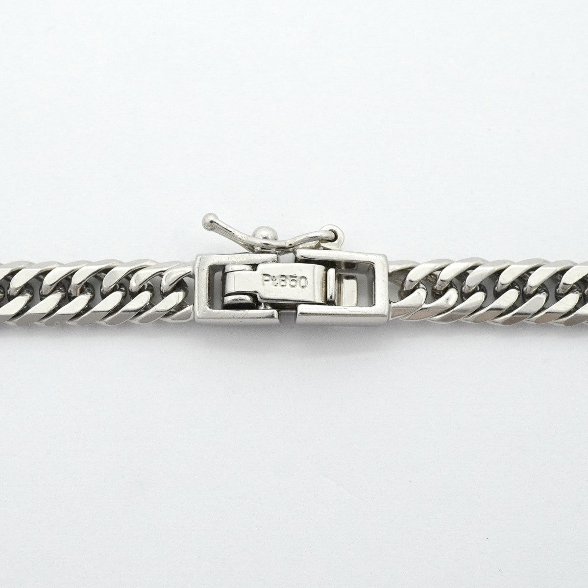 【6khg0058】喜平 ネックレス Pt850 プラチナ 6面 ダブル 50.1cm 30.6g キヘイ【中古】メンズ レディース ユニセックス