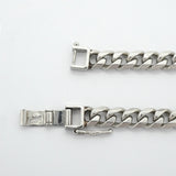 【6khg0060】喜平 ブレスレット Pt850 プラチナ 8面 シングル 19.4cm 29.8g キヘイ【中古】メンズ レディース ユニセックス