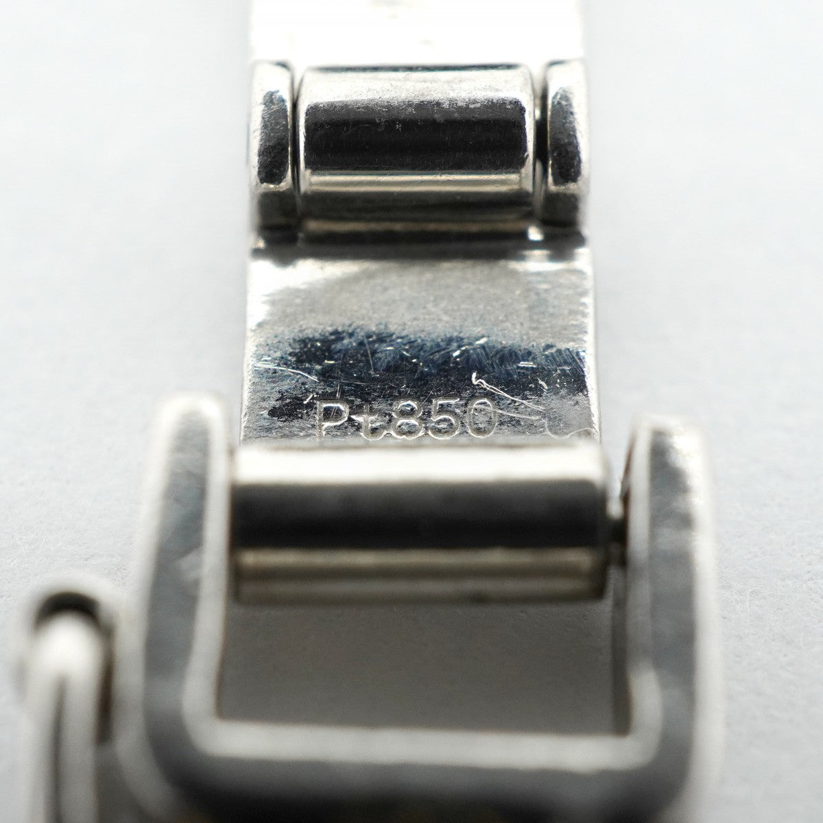 【6khg0060】喜平 ブレスレット Pt850 プラチナ 8面 シングル 19.4cm 29.8g キヘイ【中古】メンズ レディース ユニセックス