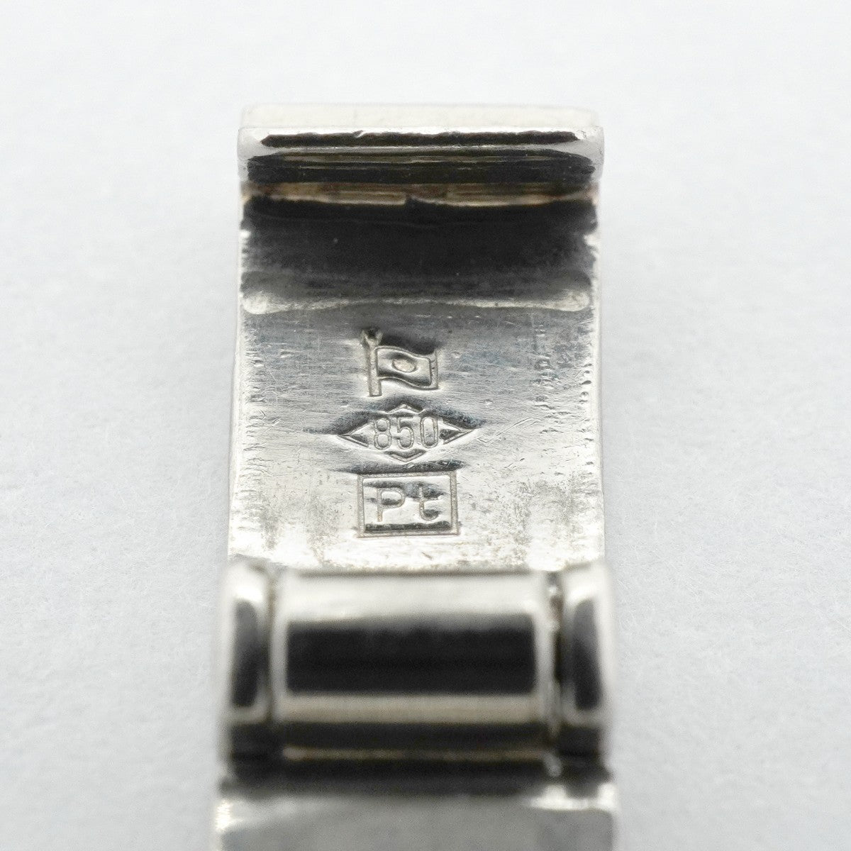 【6khg0060】喜平 ブレスレット Pt850 プラチナ 8面 シングル 19.4cm 29.8g キヘイ【中古】メンズ レディース ユニセックス