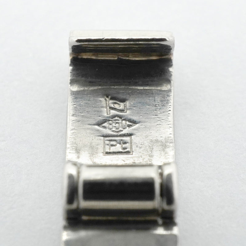 【6khg0060】喜平 ブレスレット Pt850 プラチナ 8面 シングル 19.4cm 29.8g キヘイ【中古】メンズ レディース ユニセックス