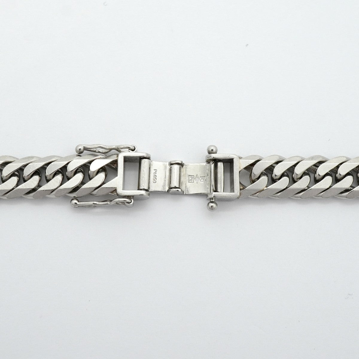 【6khg0061】喜平 ネックレス Pt850 プラチナ 6面 ダブル 50.6cm 100.3g キヘイ【中古】メンズ レディース ユニセックス