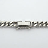 【6khg0062】喜平 ブレスレット Pt850 プラチナ 2面 シングル 18.6cm 20.2g キヘイ【中古】メンズ レディース ユニセックス